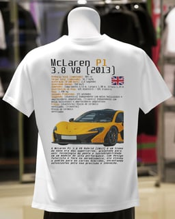 Camiseta McLaren P1 (branco)