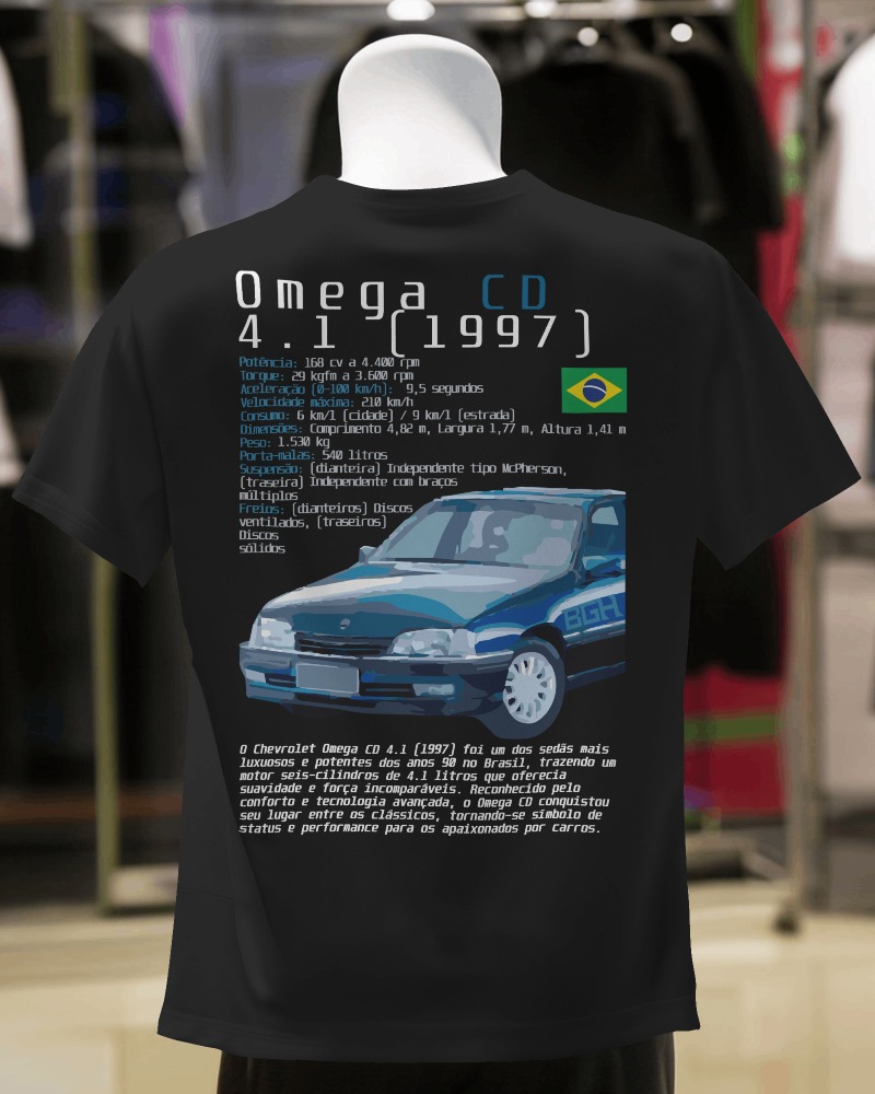 Nome do produto: Camiseta Omega CD