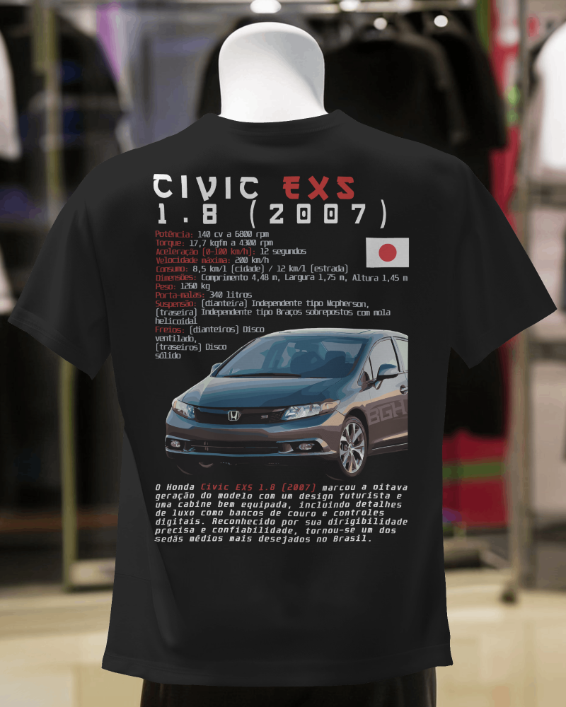 Camiseta Civic EXS