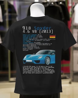 Camiseta Porsche 918 Spyder