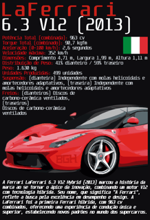 Nome do produto Camiseta LaFerrari