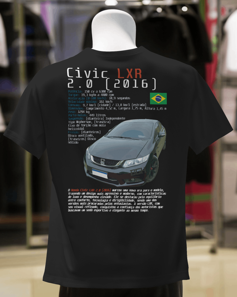 Camiseta Civic LXR 2.0