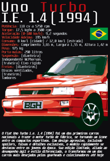 Nome do produto Camiseta Uno Turbo