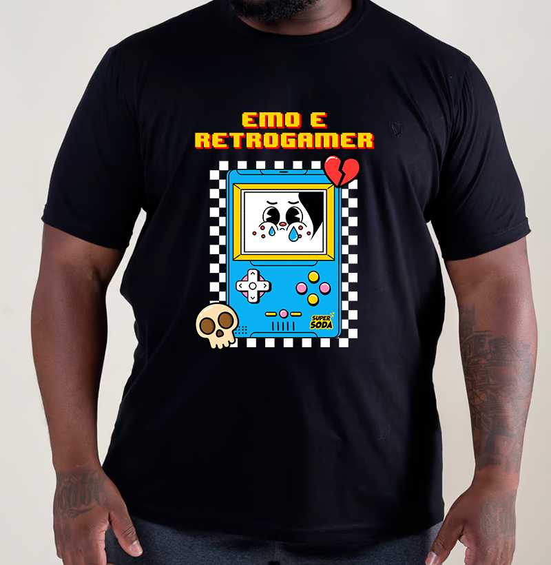 Nome do produto: Emo e Retrogamer (Plus Size)