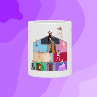 Caneca Lover House com todas as Eras