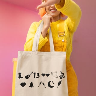 Nome do produto Ecobag “As eras minimalista”