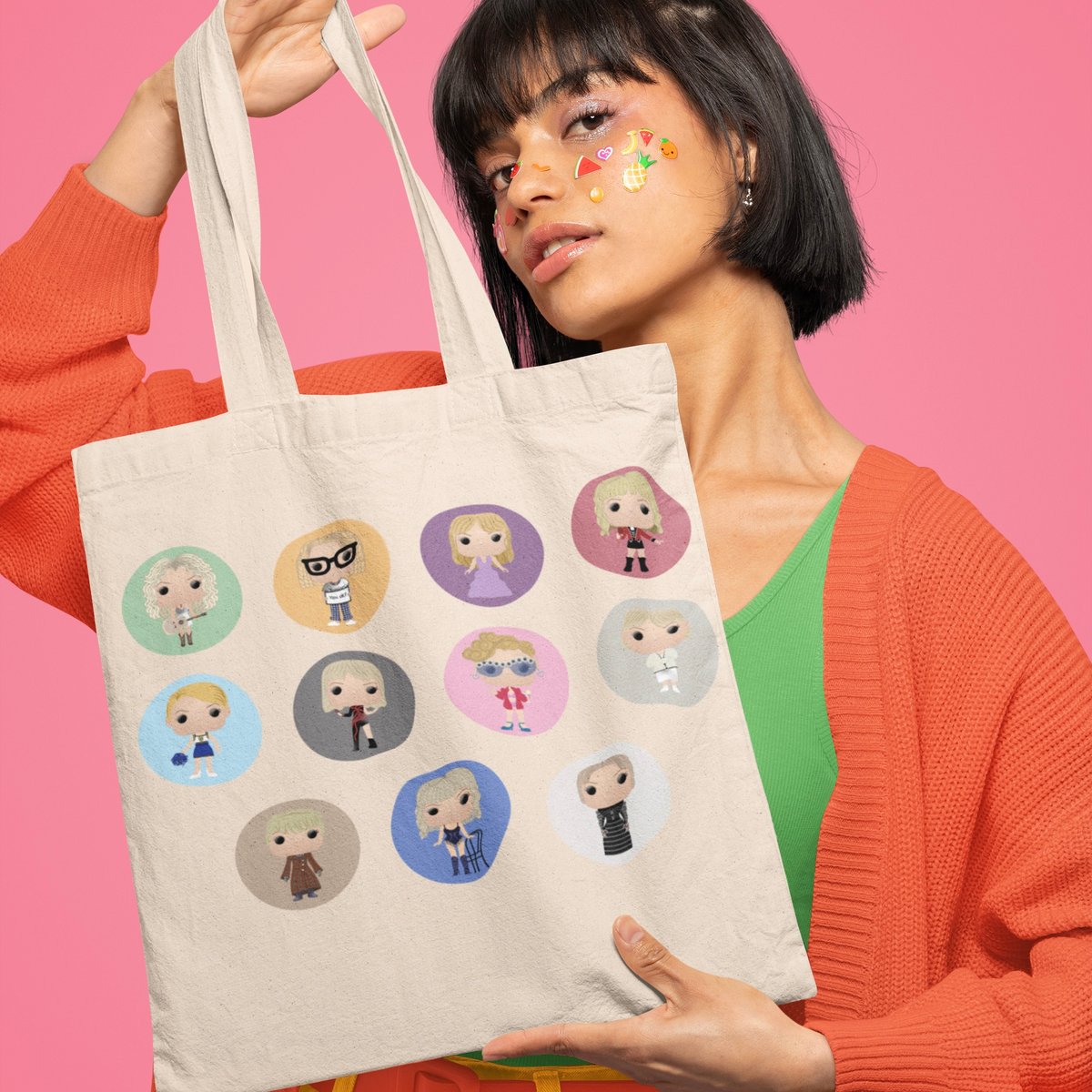 Nome do produto:  Ecobag “Bonequinhas da TayTay”