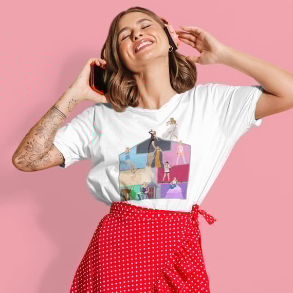 Camisa Unissex Lover House com todas as Eras (incluindo TTPD)