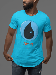 CAMISETA MTG BLUE MANA