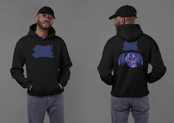 CASACO MOLETOM CANGURU - OZZY BLUE