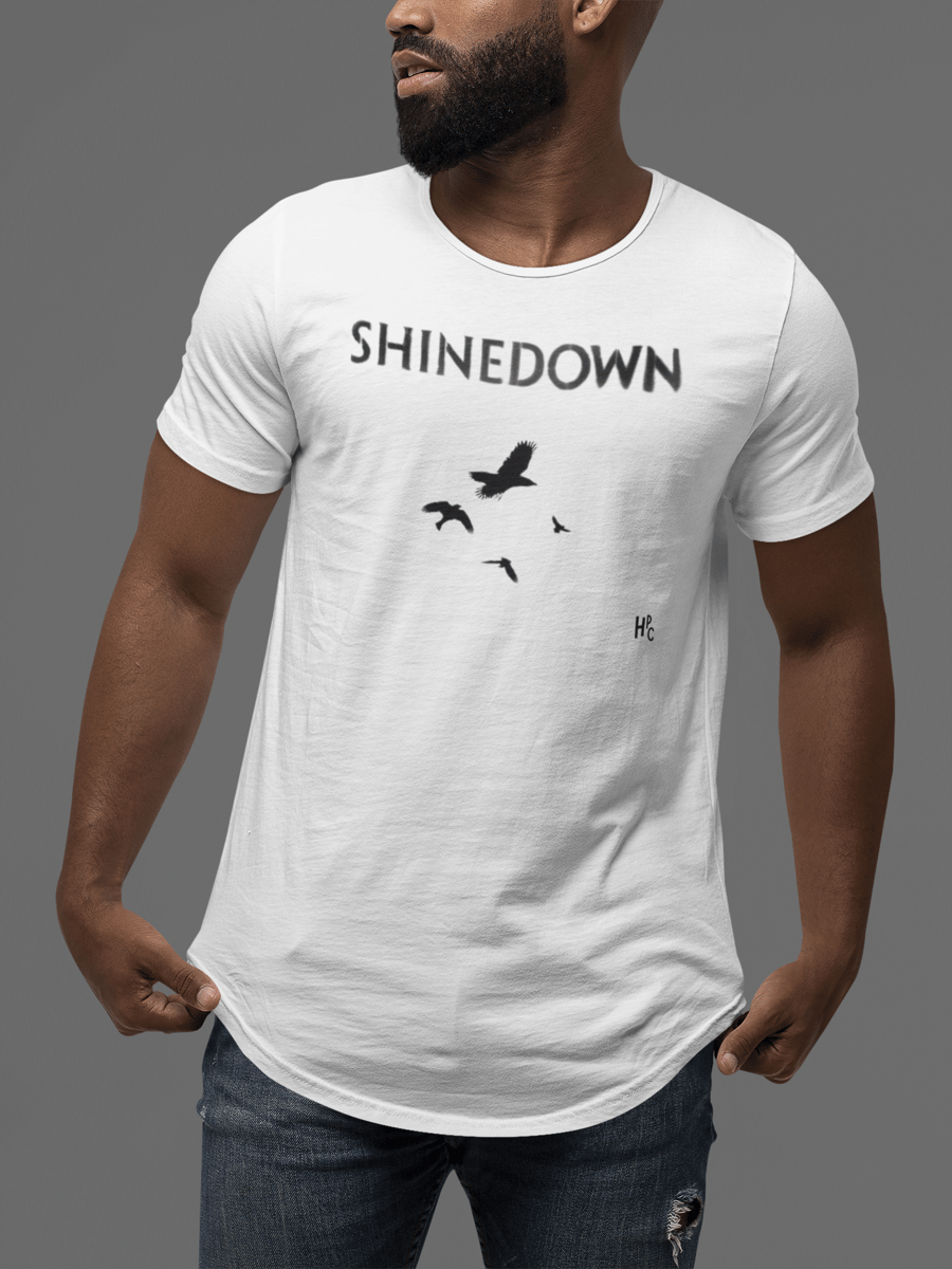 Nome do produto: CAMISETA BANDA - SHINEDOWN BIRDS