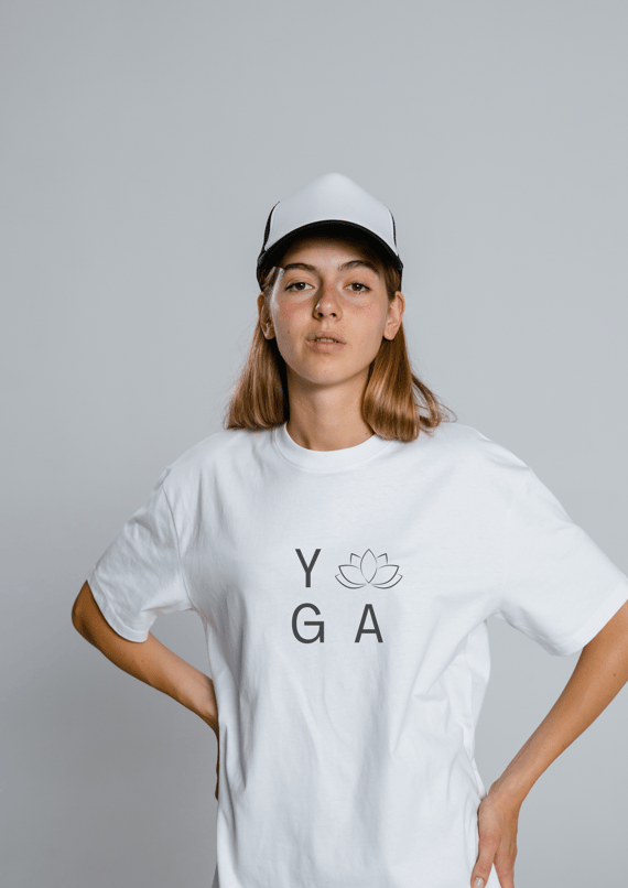 Camiseta Unissex Yoga Flor