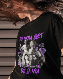 Nome do produto Camiseta Tshirt Do you get deja vu Olivia Rodrigo Frente