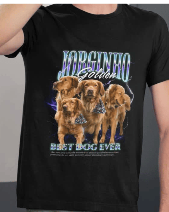 Camiseta T-shirt Personalizada Foto Pet 