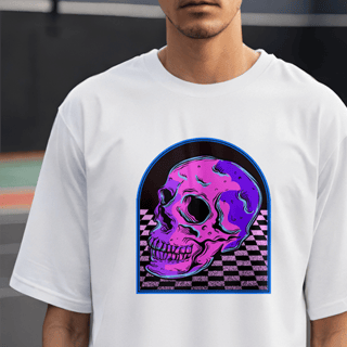 Nome do produto Camiseta Oversized Night Skull