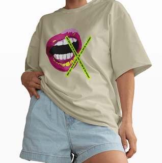 Nome do produto Camiseta Oversized Dont talk sh1t