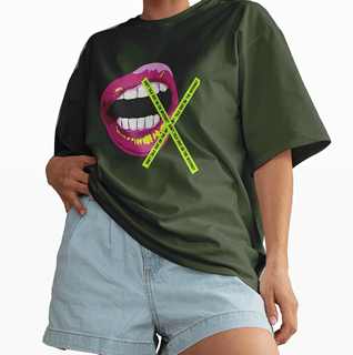 Nome do produto Camiseta Oversized Dont talk sh1t