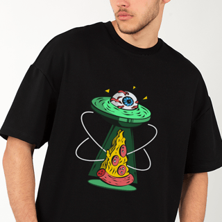 Nome do produto Camiseta Oversized Pizza Eye