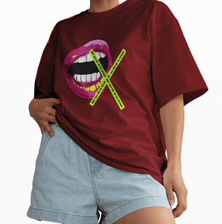 Nome do produto Camiseta Oversized Dont talk sh1t