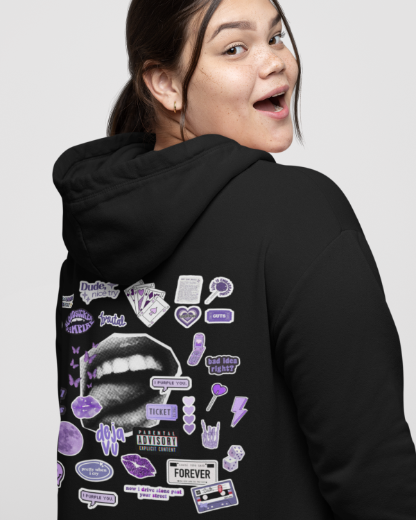 Nome do produto: Moletom com zíper e capuz Olivia Rodrigo