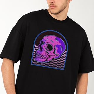 Nome do produto Camiseta Oversized Night Skull