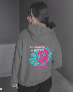 Nome do produto Moletom Jaqueta zíper e capuz Blink 182 The Angel From my Nightmare