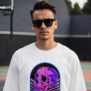 Nome do produto Camiseta Oversized Night Skull