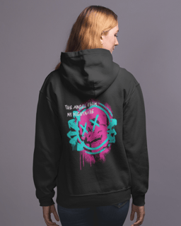 Nome do produto Moletom Jaqueta zíper e capuz Blink 182 The Angel From my Nightmare