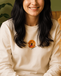 Nome do produto Moletom Fechado Personalizado Ilustração Desenho da Foto