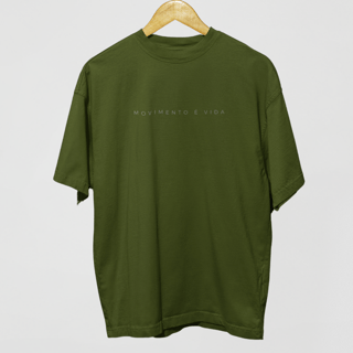 Nome do produto Camiseta Oversized movimento é vida 