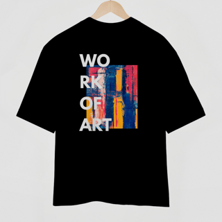 Nome do produto Camiseta Oversized Work Of Art
