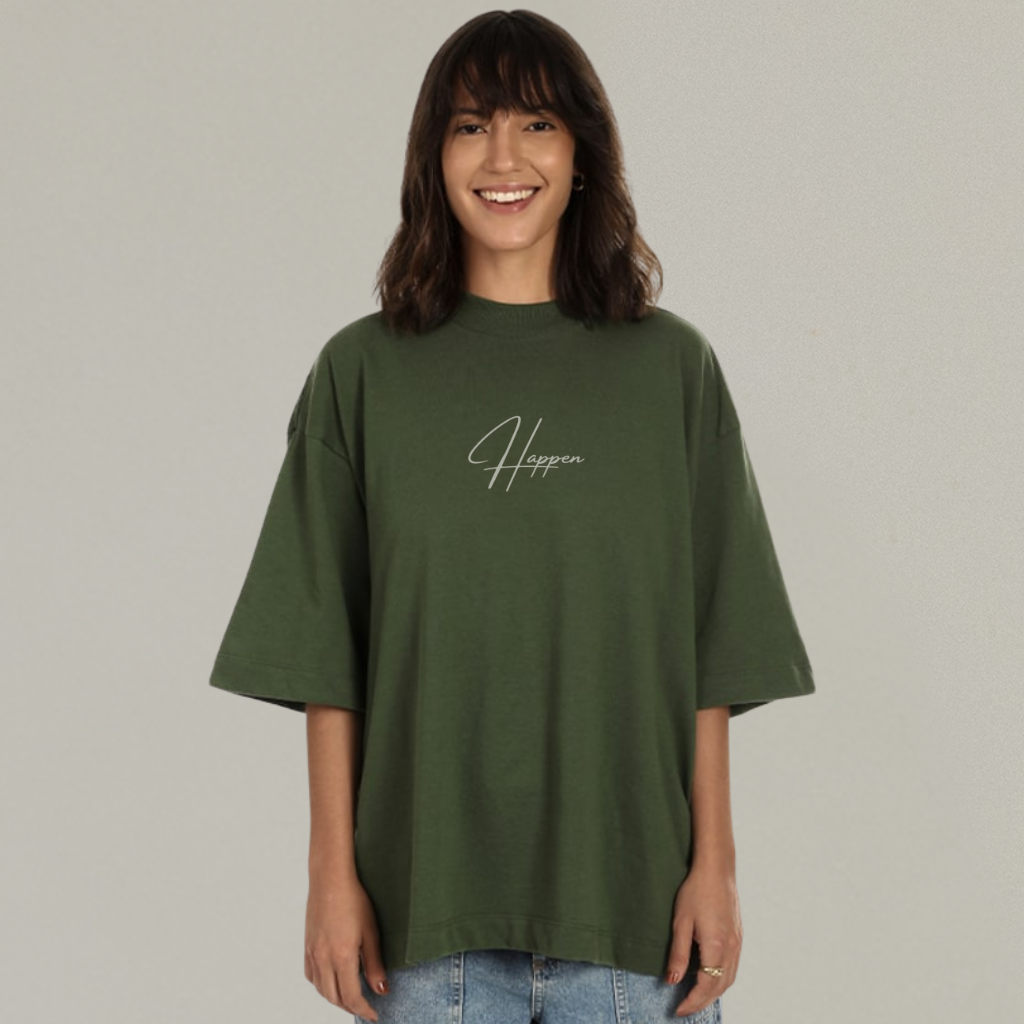 Nome do produto: Camiseta Oversized - Happen