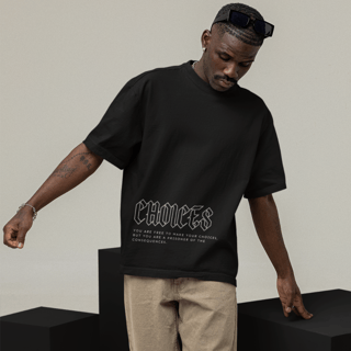 Nome do produto Camiseta Oversized - Choices