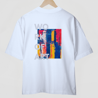 Nome do produto Camiseta Oversized Work Of Art