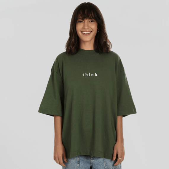 Camiseta Oversized - think