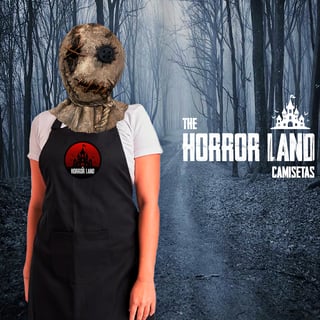 Nome do produto Avental Brim - The Horror Land Logo - Muito descolado!