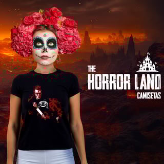 Nome do produto Camisetas Feminina Babylook Long Filmes de Terror - Halloween (Halloween) - Michael Myers