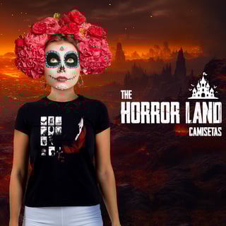 Nome do produto Camisetas Feminina Babylook Long - Filmes de Terror - Saw (Jogos Mortais) - John Kramer, Jigsaw