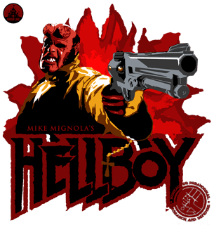 Nome do produto Camiseta Hellboy (Hellboy) - Ron Perlman