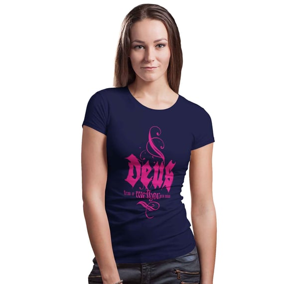 Camiseta Cristã Deus tem o melhor pra mim | Baby Long Quality