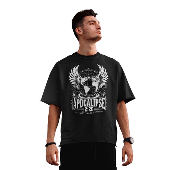 Camiseta Oversized (Frente) - Apocalipse 2:26