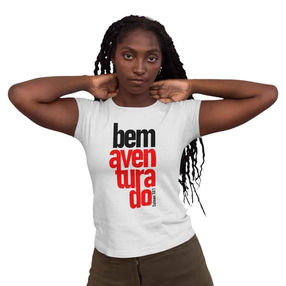 Camiseta Cristã Bem Aventurado | Baby Long Prime