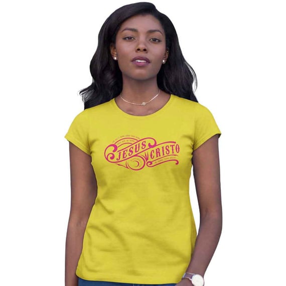 Camiseta Cristã Filipenses 2:9-10 | Baby Long Quality