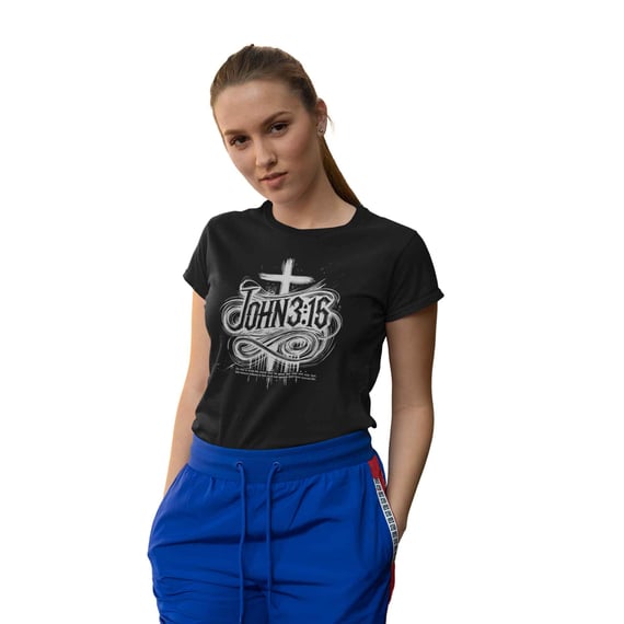 Camiseta Cristã John 3:16 | Unissex Prime