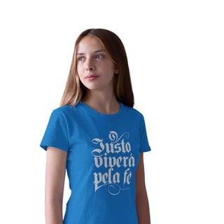 Camiseta Prime - O Justo viverá pela Fé