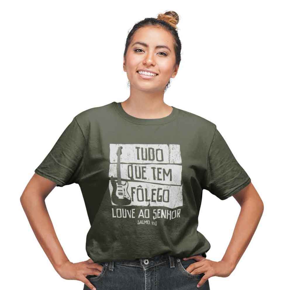 Camiseta Pima - Salmos 150