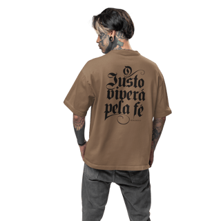 Camiseta Oversized - Romanos 1:17