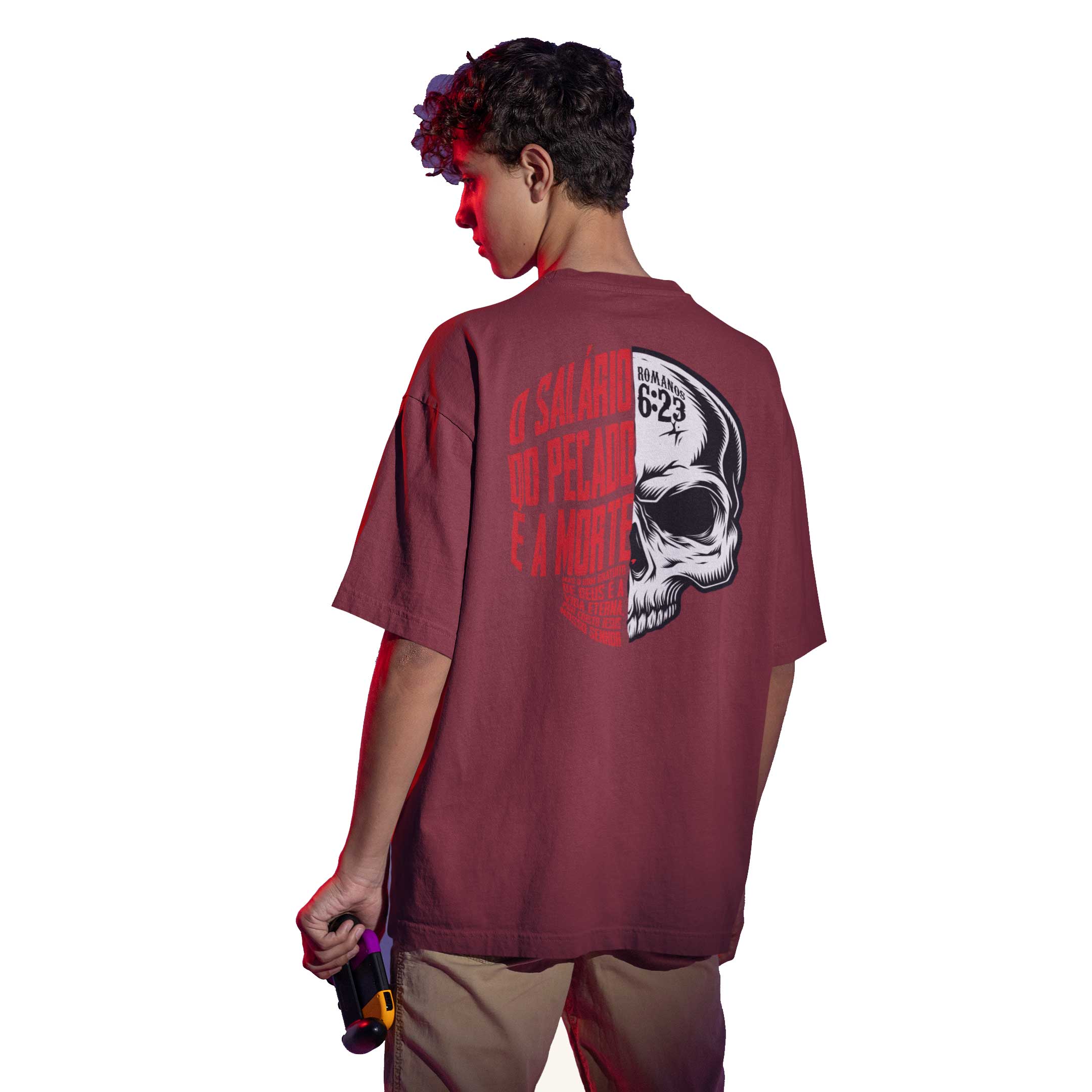 Camiseta Oversized - Romanos 6:23