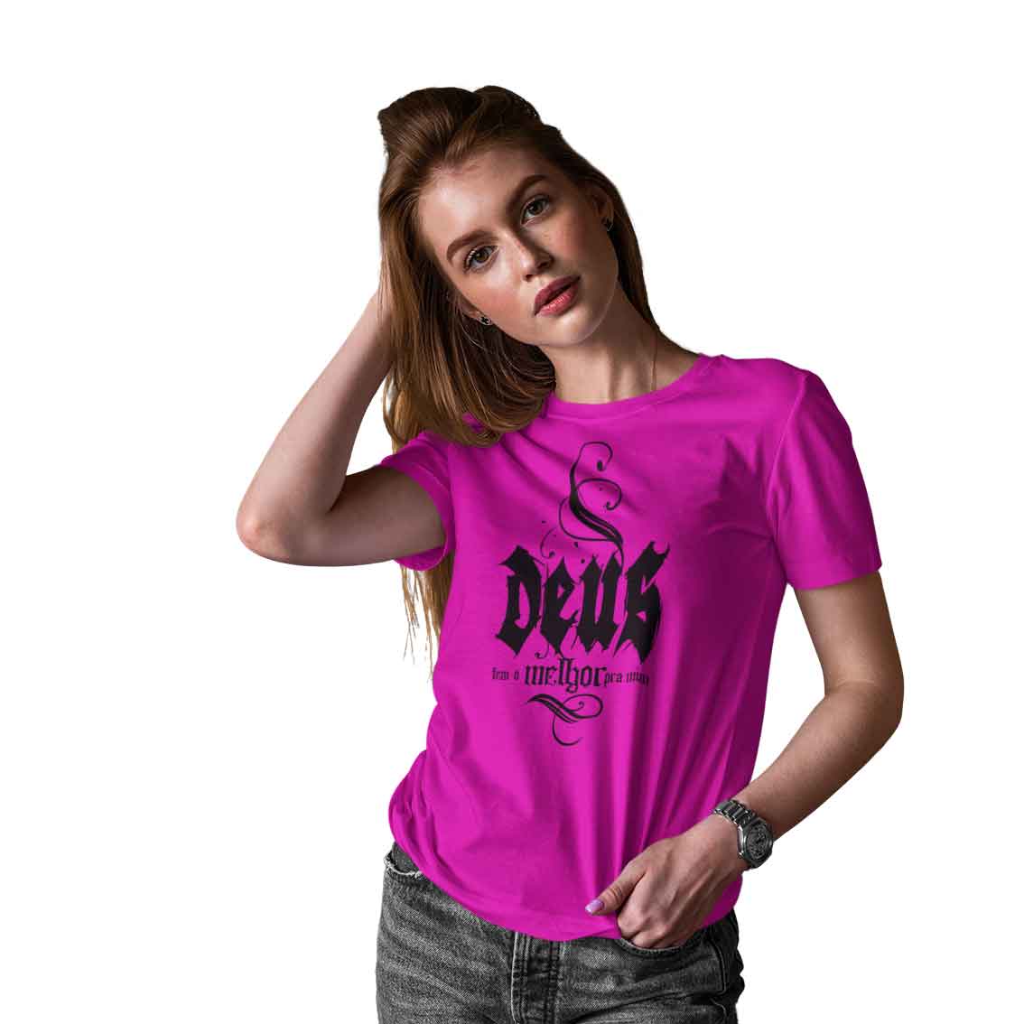 Camiseta Quality - Deus tem o melhor pra mim