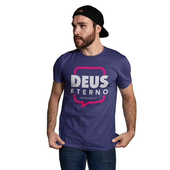 Camiseta Cristã Deus Eterno | Unissex Prime